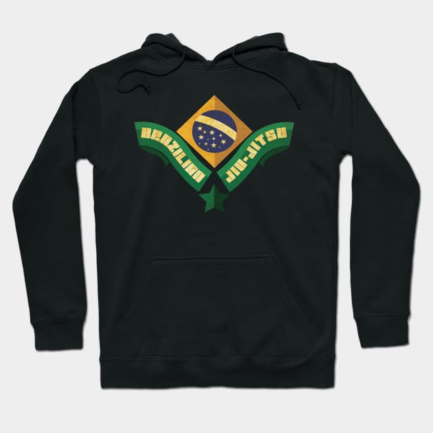 BJJ Brazilian Jiu-Jitsu Hoodie by Black Tee Inc